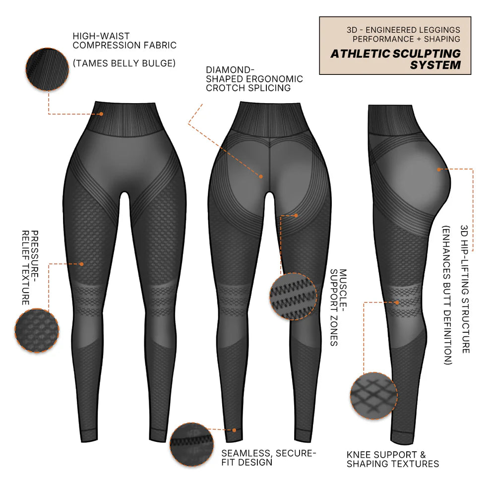 3D Anti-cellulite Leggings